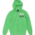 CHAMPION Boys Graphic Zip Hoodie Sweater 9-10 Years Medium Green Vintage Champion and Second-Hand Champion from Messina Hembry 