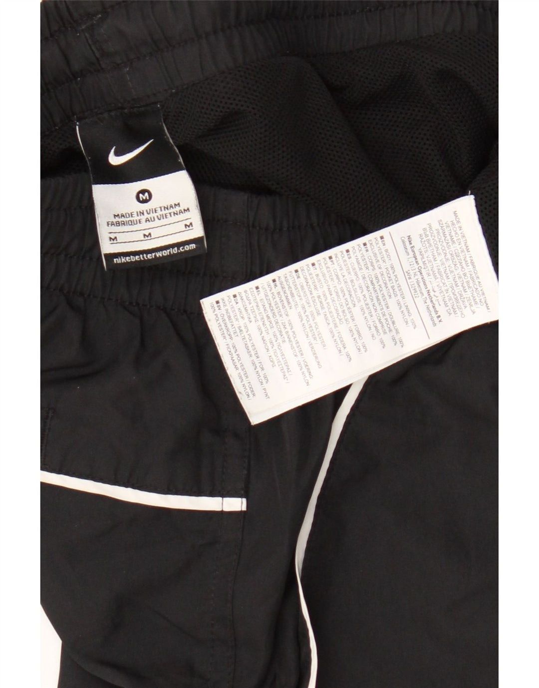 Nike Mens Graphic Sport Shorts Medium  Black Polyester