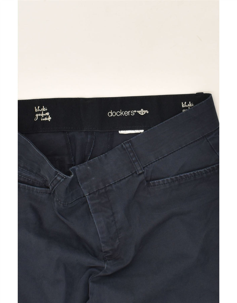 DOCKERS Womens Bootcut Casual Trousers W30 L32 Navy Blue | Vintage Dockers | Thrift | Second-Hand Dockers | Used Clothing | Messina Hembry 