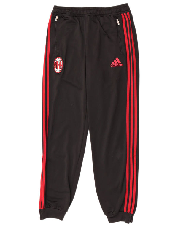 ADIDAS Boys AC Milan Tracksuit Trousers Joggers 13-14 Years  Black