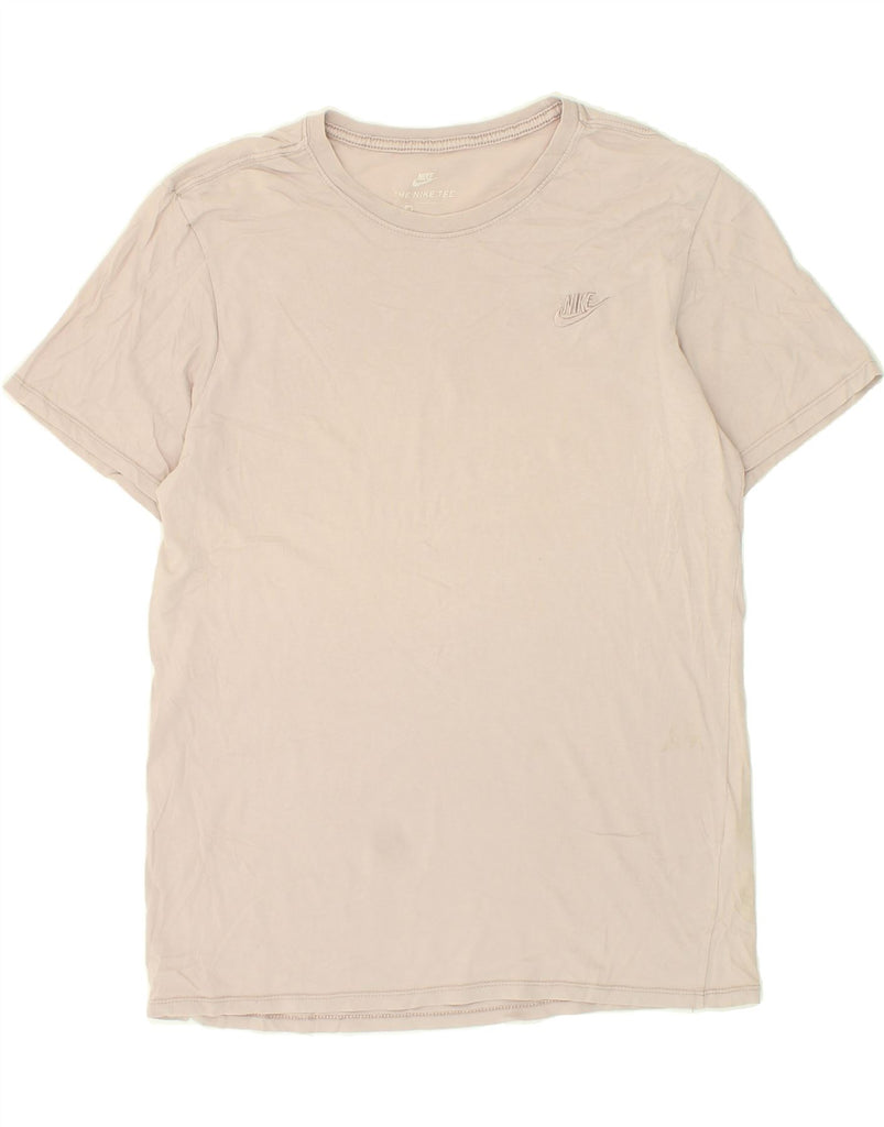 NIKE Mens T-Shirt Top Medium Beige Cotton Vintage Nike and Second-Hand Nike from Messina Hembry 