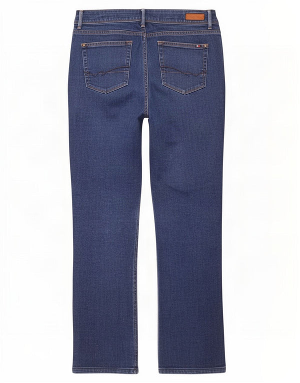 Tommy Hilfiger Womens Paris Classic Fit Straight Jeans W29 L32 Blue Cotton