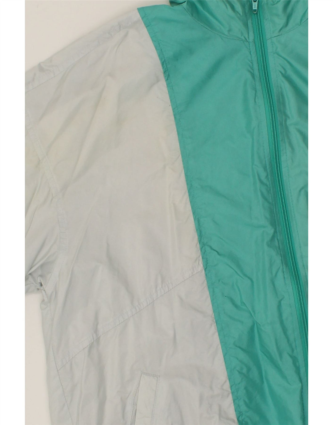 PUMA Mens Rain Jacket UK 42 XL Grey Colourblock Polyamide Vintage Puma and Second-Hand Puma from Messina Hembry 