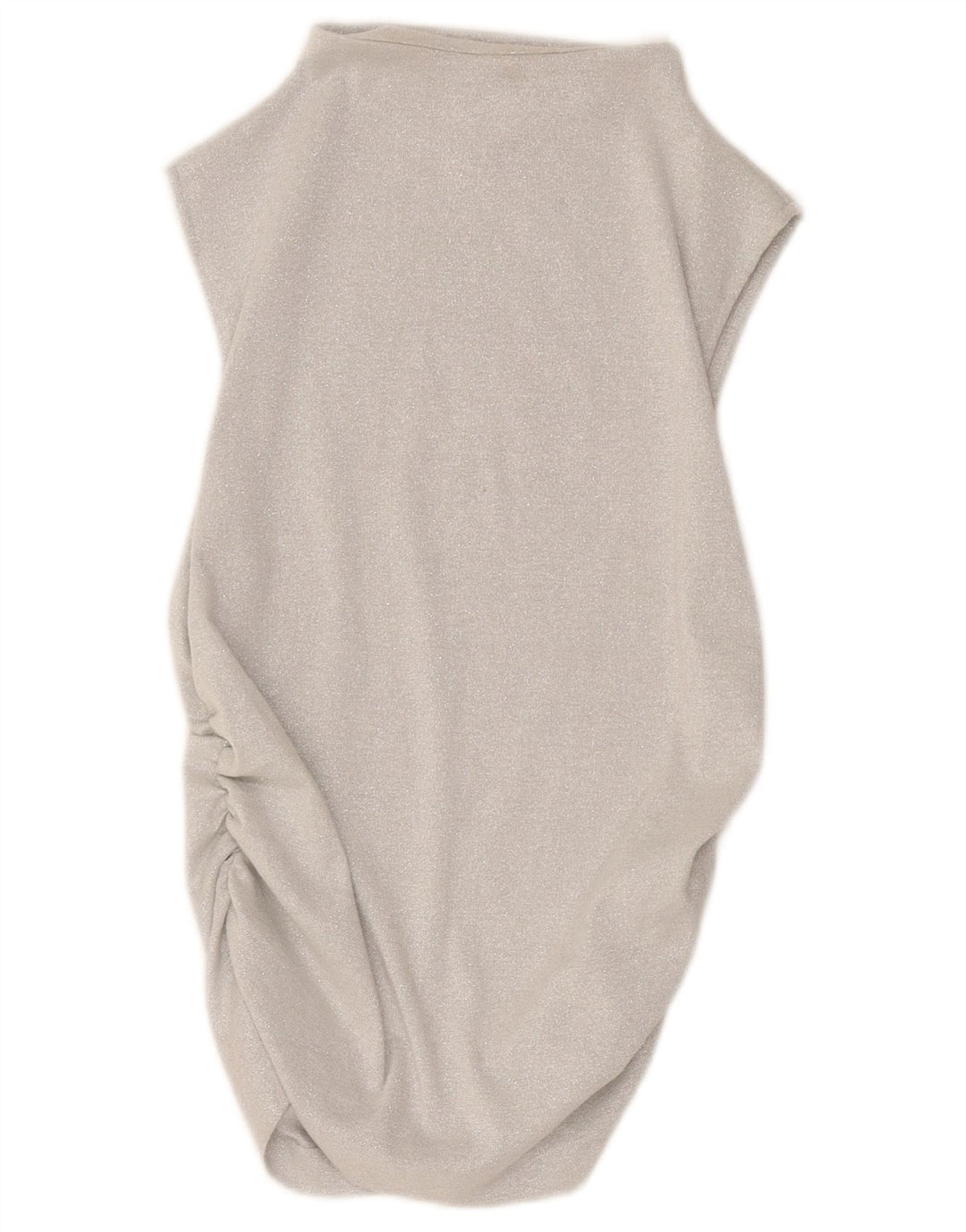 Marks & Spencer Womens Bubble Dress UK 14 Medium  Silver Flecked Viscose
