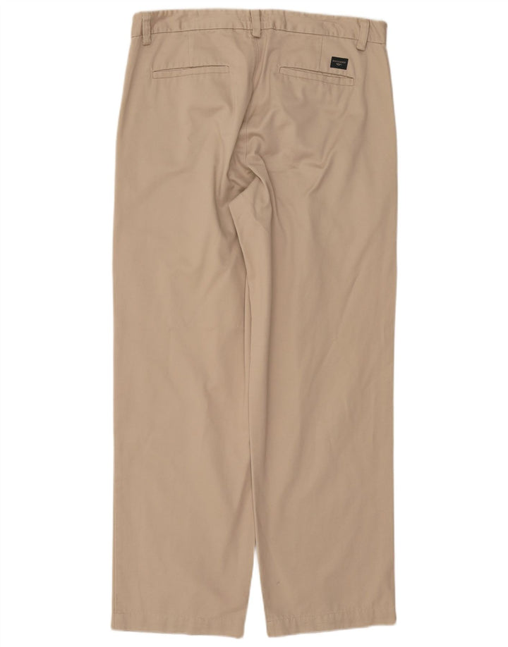 DOCKERS Mens Khakis Loose Fit Chino Trousers W34 L32 Beige
