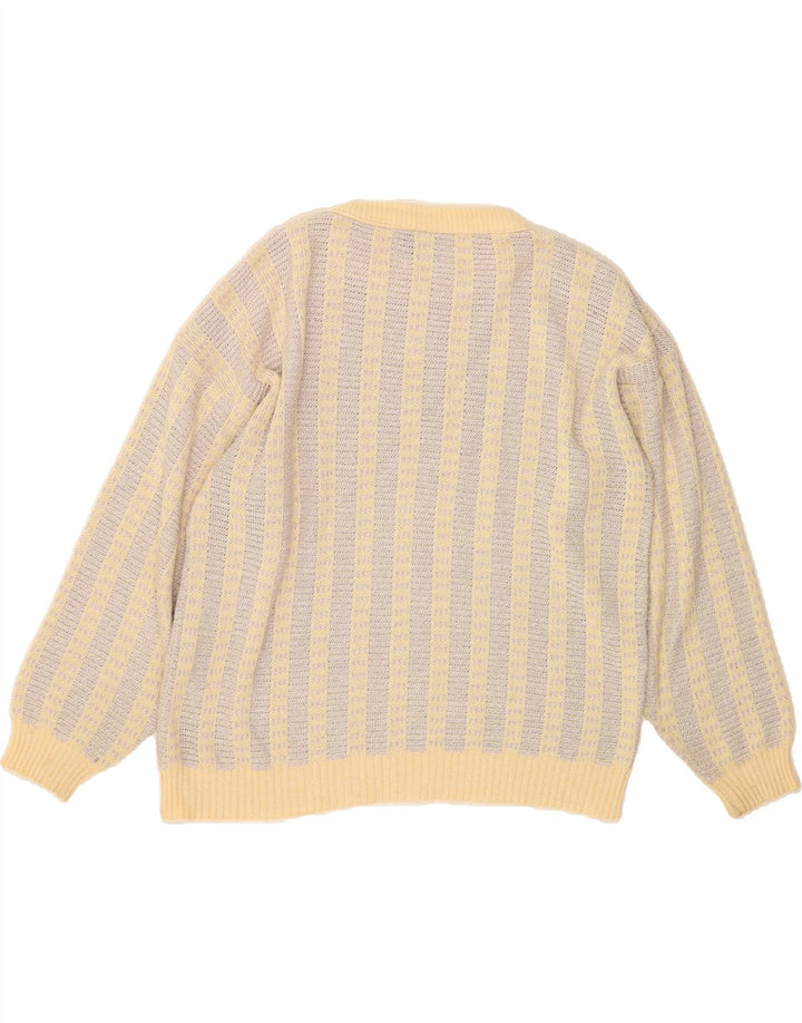 WATSON'S Womens Crew Neck Jumper Sweater Size 46/48 XL Yellow Vintage Watson's and Second-Hand Watson's from Messina Hembry 