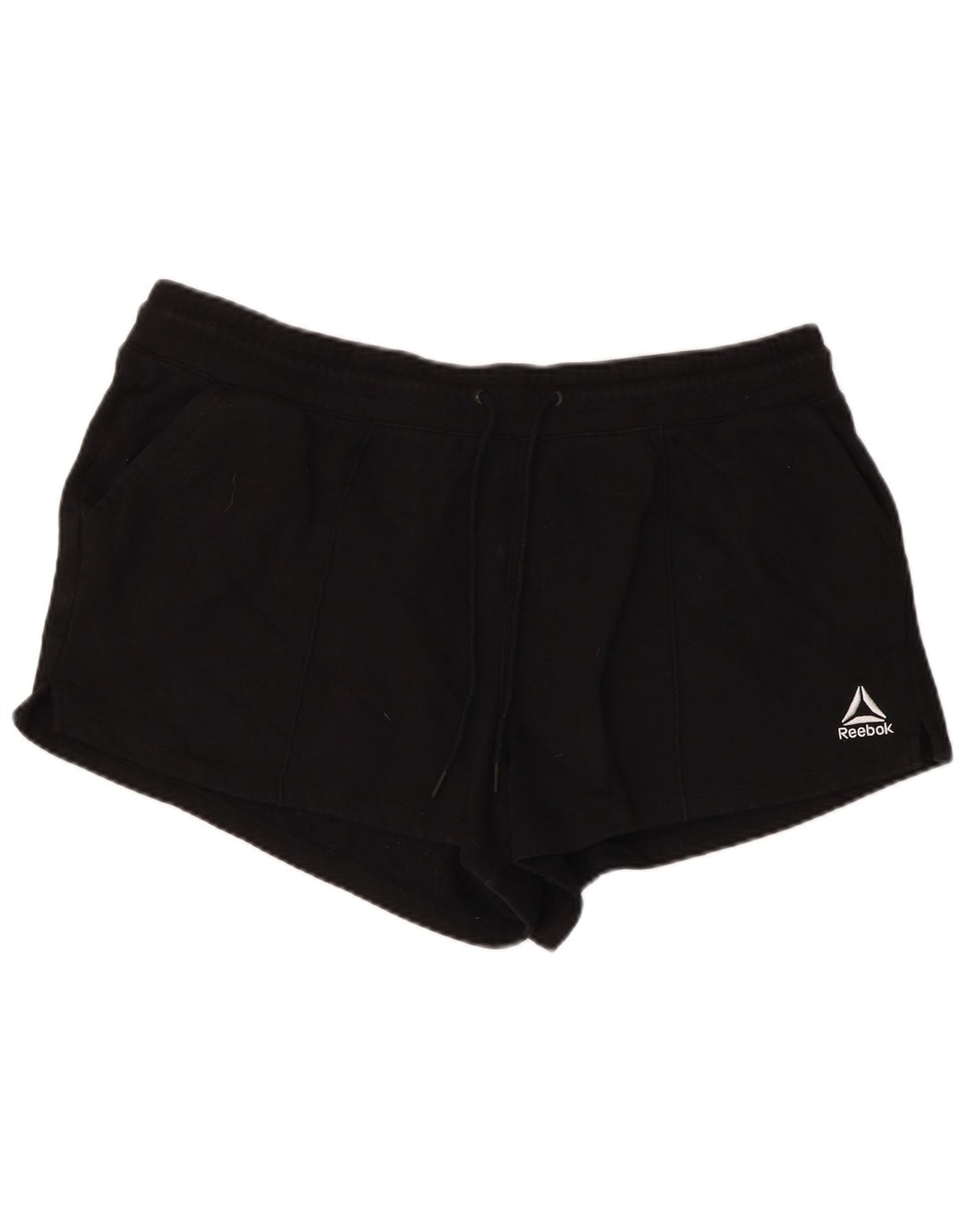 Reebok Womens Sport Shorts UK 20 2XL Black Cotton