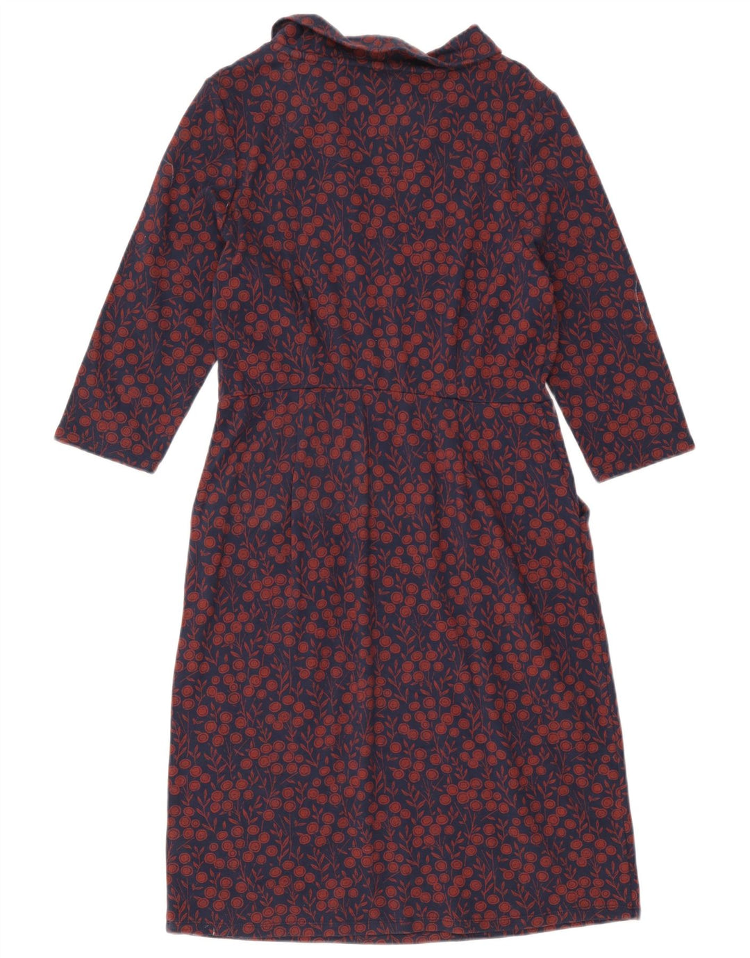 Seasalt Cornwall Womens Sheath Dress UK 14 Medium Navy Blue Floral