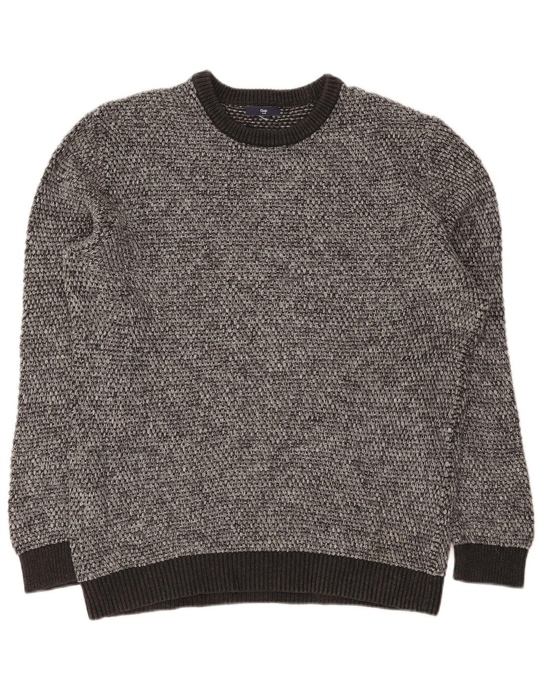Gap Mens Crew Neck Jumper Sweater Small Grey Flecked