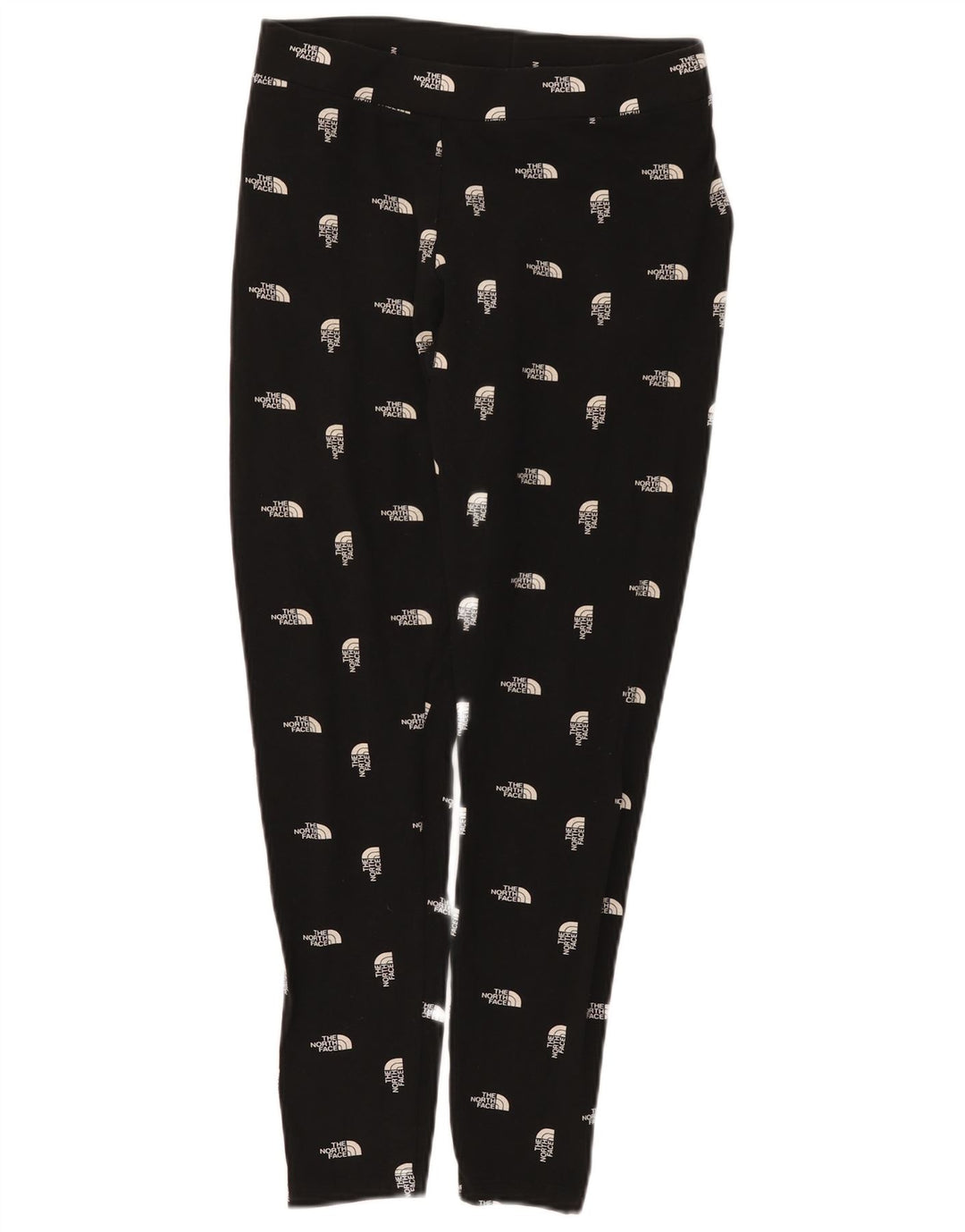 The North Face Womens Graphic Leggings UK 12 Medium Black Cotton