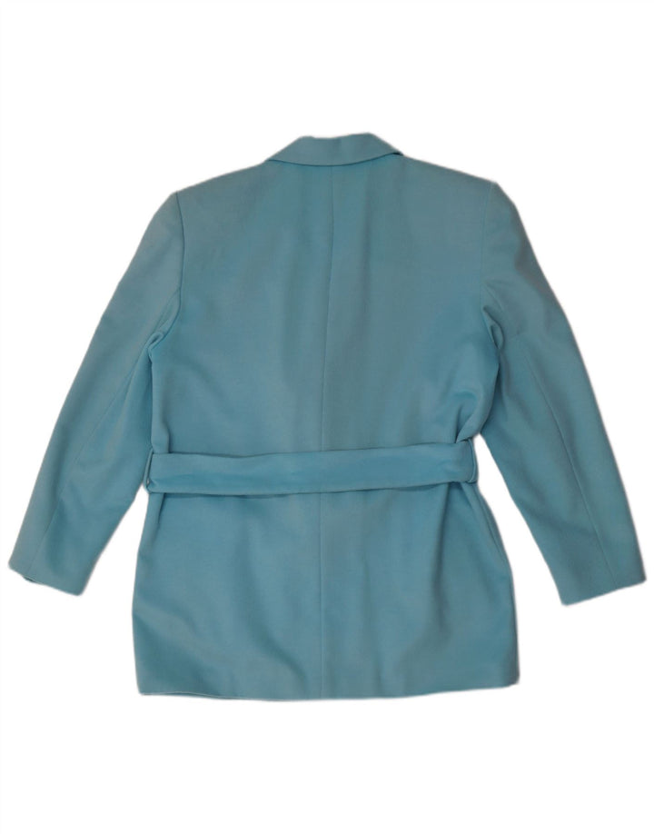 Escada Womens by Margaretha Ley Blazer Jacket EU 38 Medium Blue
