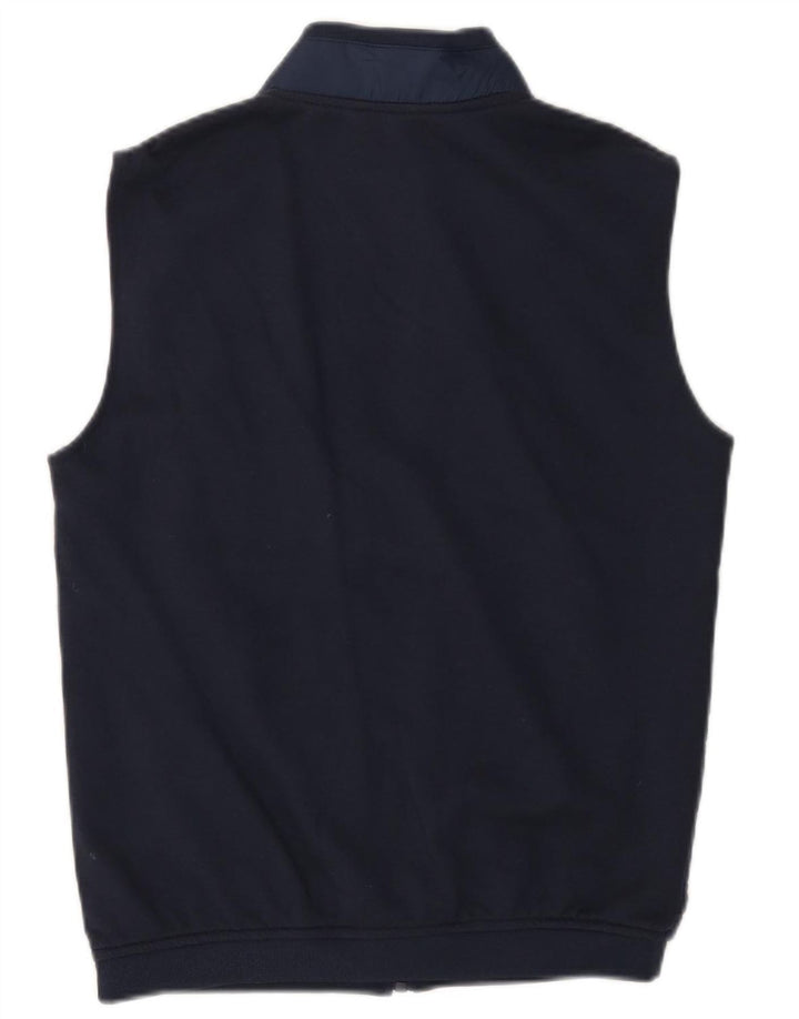 ZARA Mens Padded Gilet UK 38 Medium Navy Blue