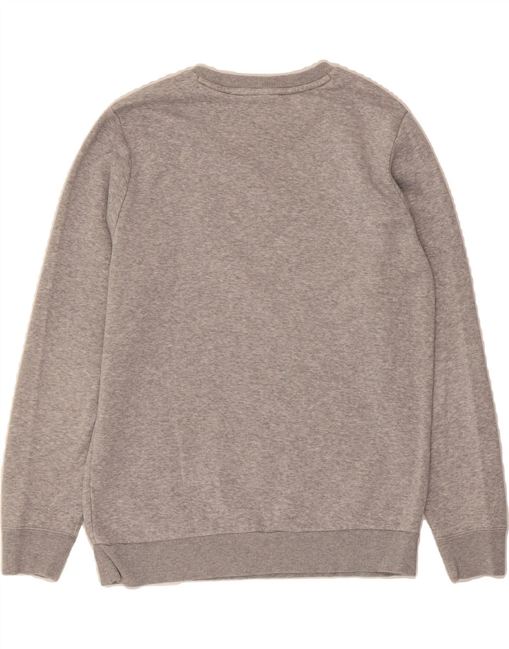 ADIDAS Boys Sweatshirt Jumper 13-14 Years  Grey Vintage Adidas and Second-Hand Adidas from Messina Hembry 