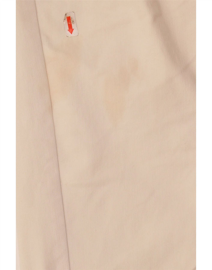 DACK'S Womens Slim Jeans IT 42 Medium W28 L29 Off White Cotton
