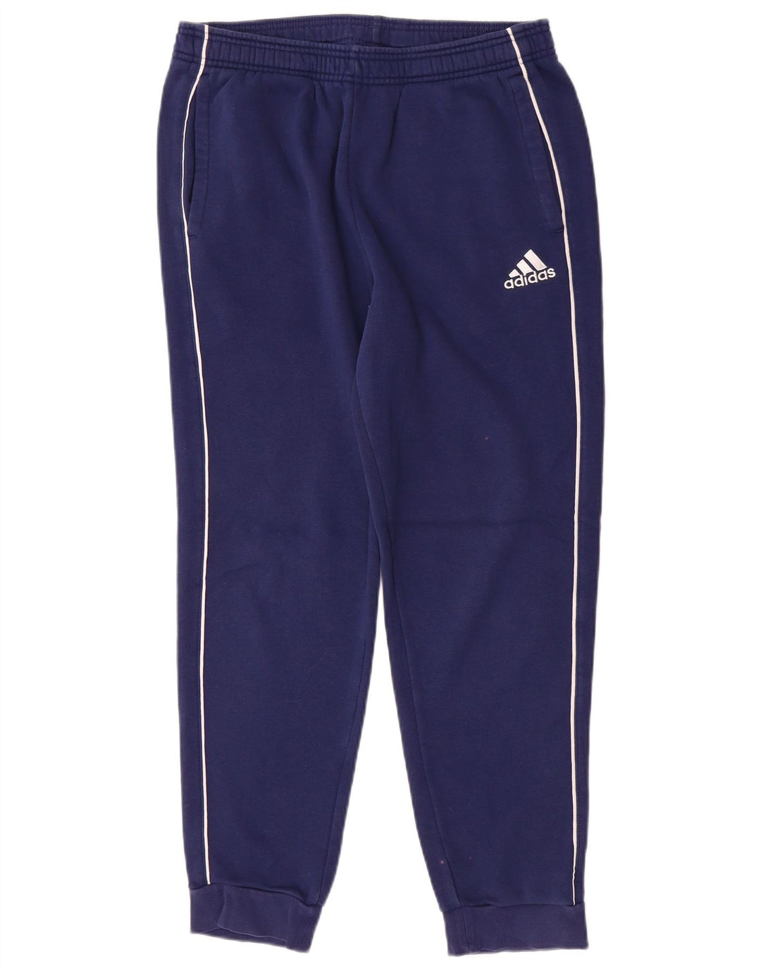 Adidas Mens Tracksuit Trousers Joggers Medium  Navy Blue Cotton