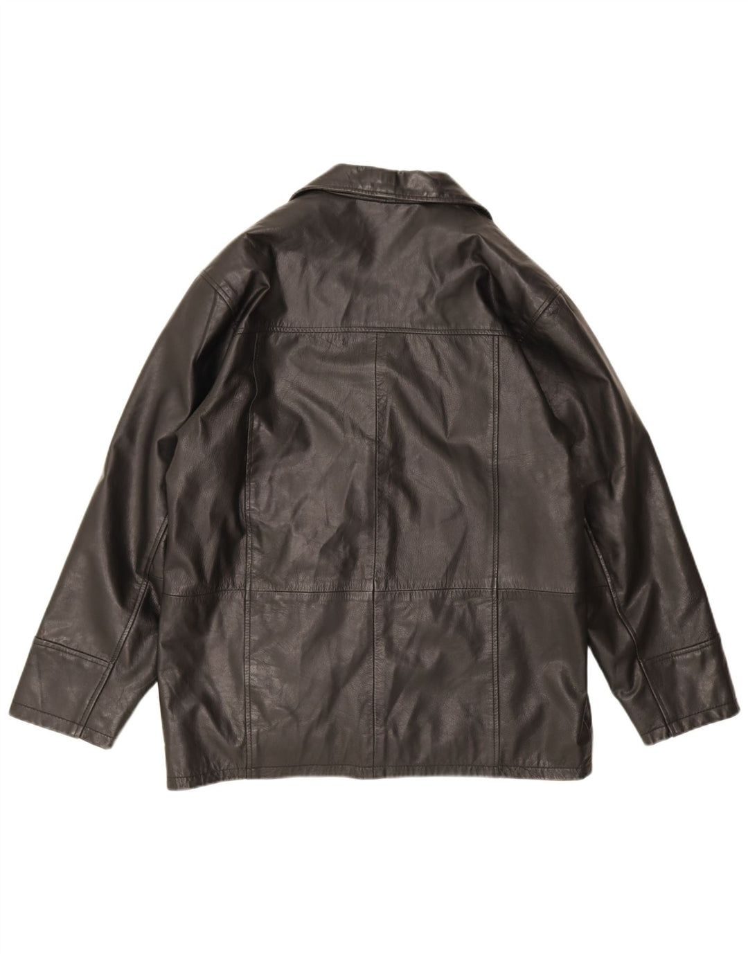 Vintage Mens Leather Jacket UK 40 Large Black