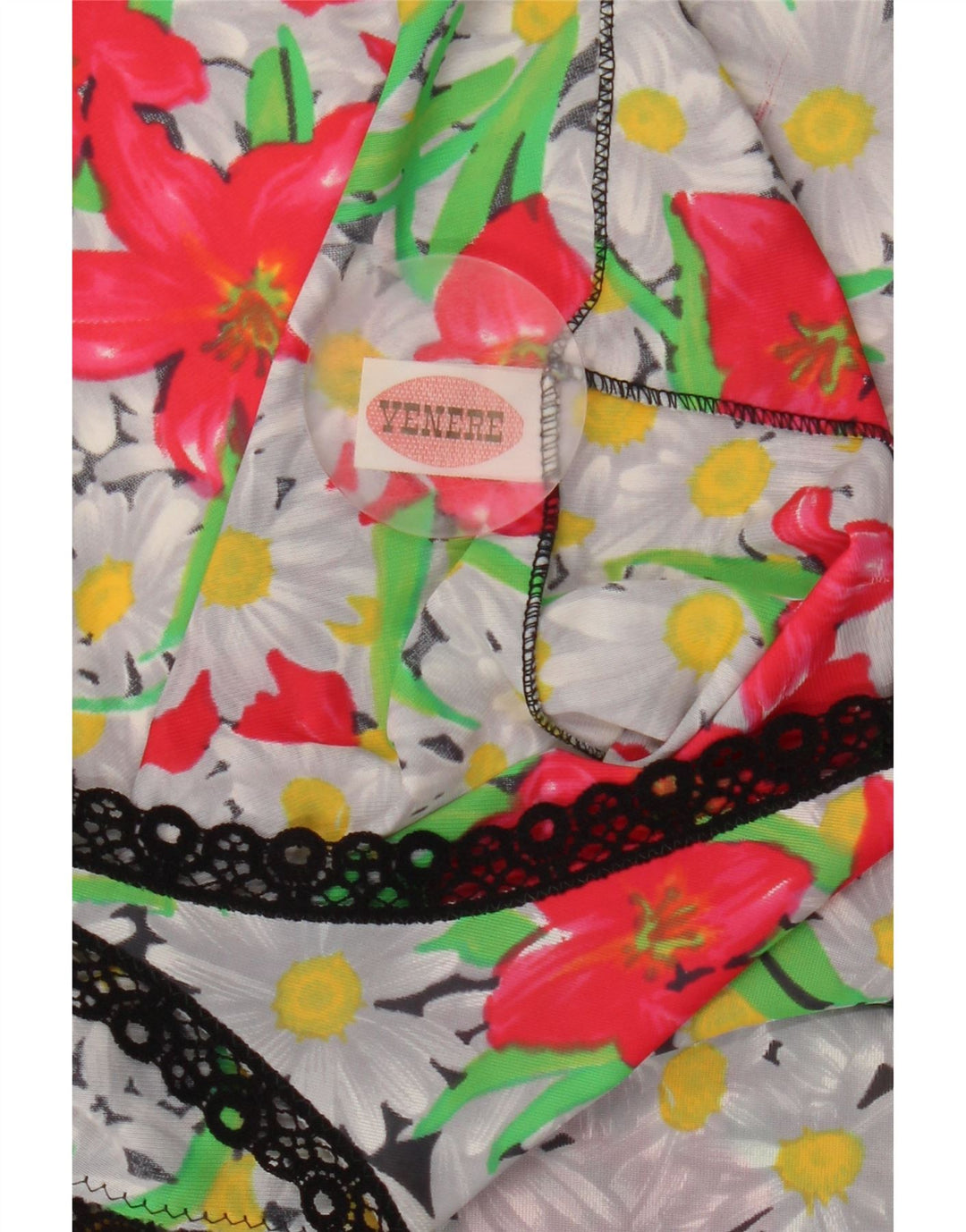 Vintage Womens Slip Dress IT 46 Large Multicoloured Floral
