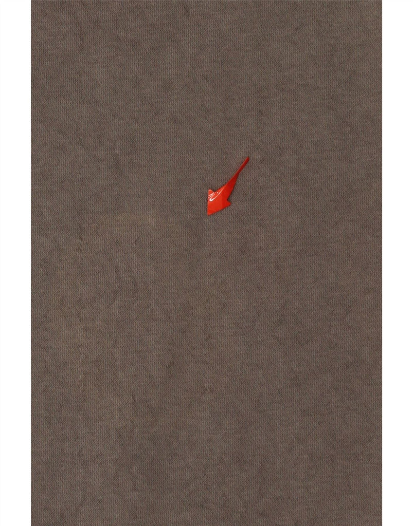 ADIDAS Womens Graphic Zip Neck Sweatshirt Jumper UK 12 Medium Grey Cotton Vintage Adidas and Second-Hand Adidas from Messina Hembry 