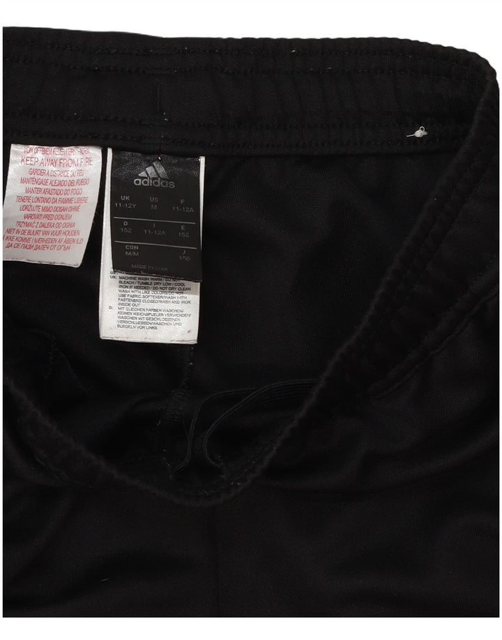 Adidas Girls Tracksuit Trousers 11-12 Years  Black Polyester