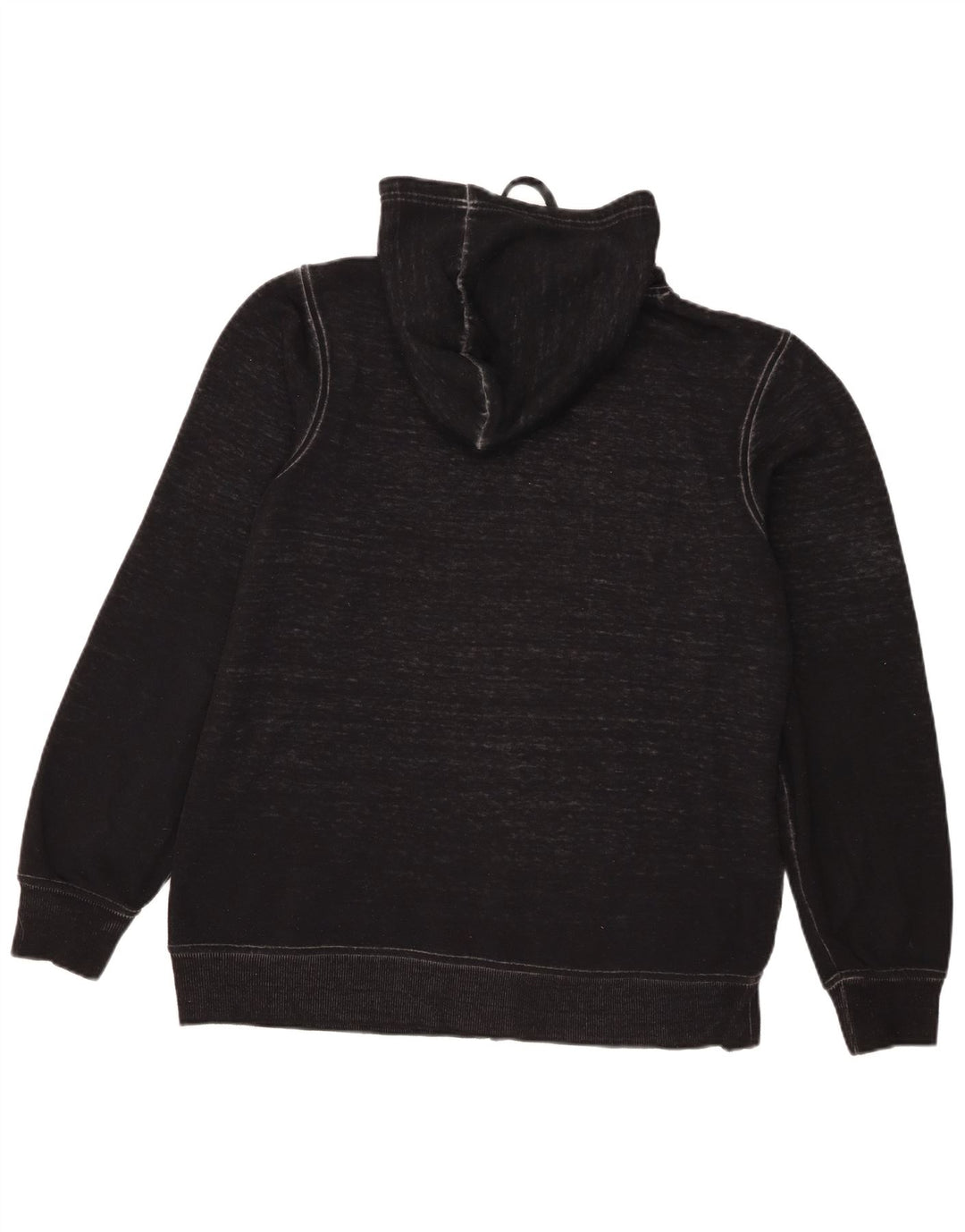 Hard Rock Cafe Mens Graphic Zip Hoodie Sweater Medium Black Cotton