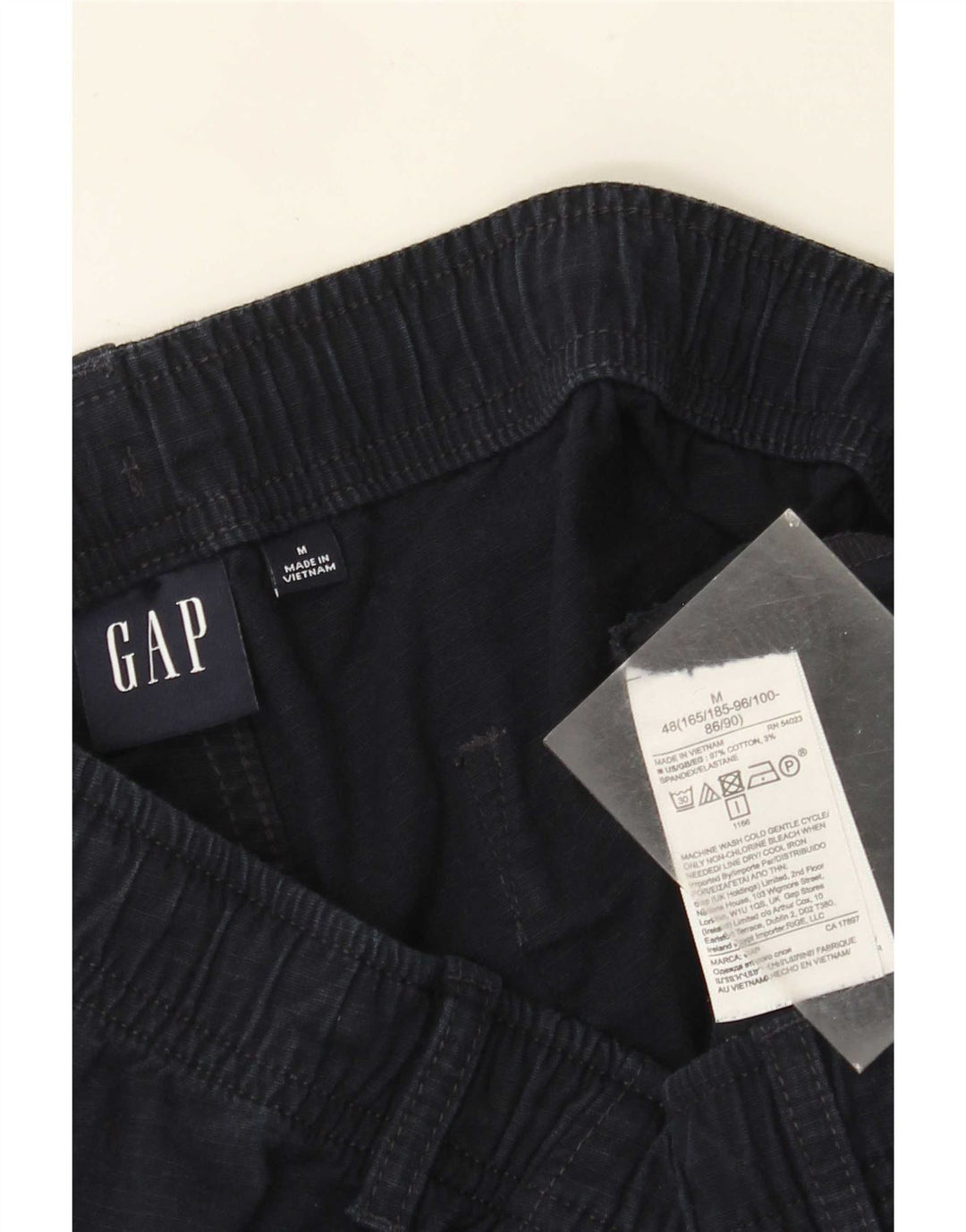 Gap Mens Slim Chino Trousers Medium W30 L31 Navy Blue Cotton