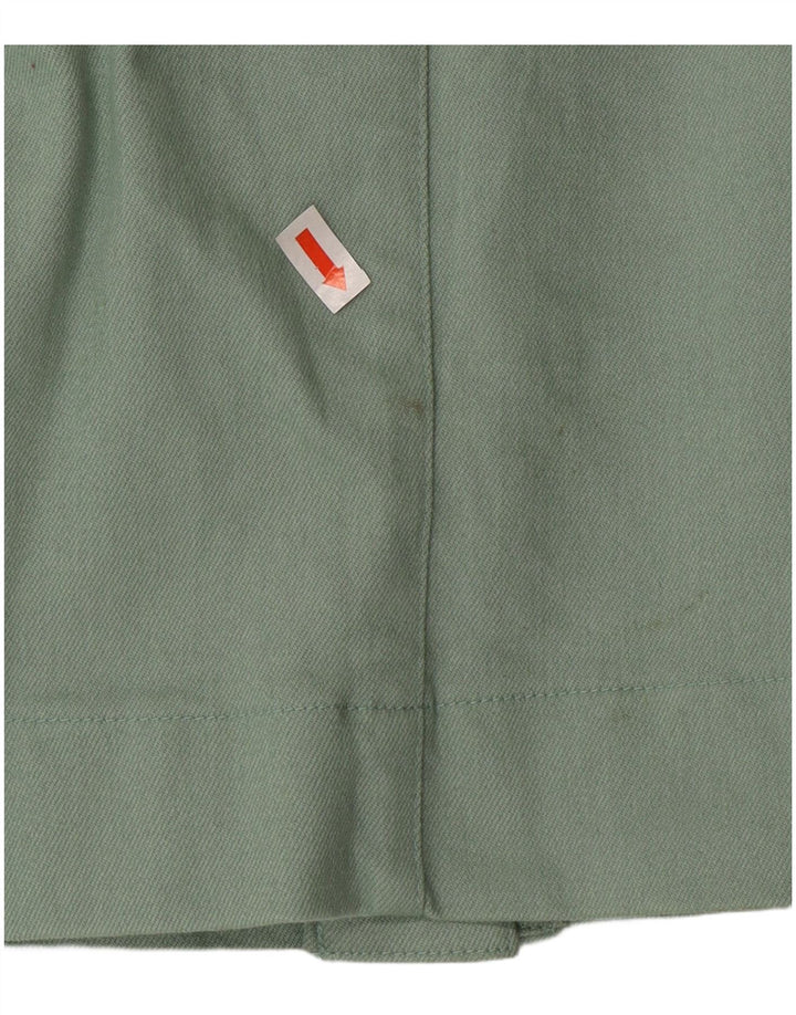 Oasis Womens Pinafore Dress UK 12 Medium Green Cotton