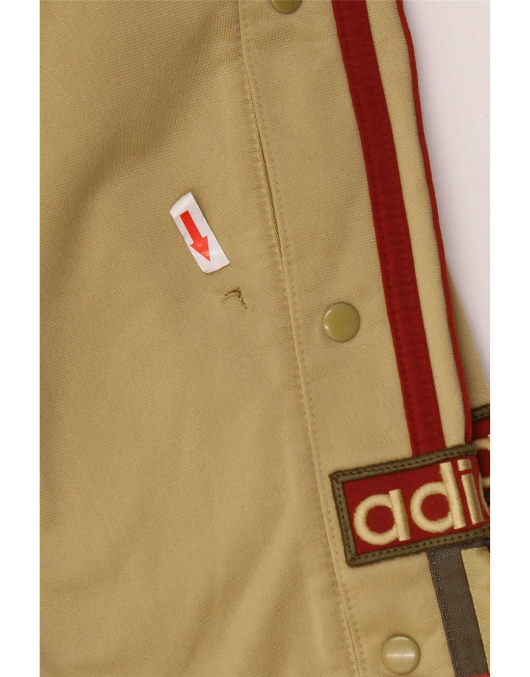 Adidas Mens Graphic Tracksuit Trousers Medium Khaki Polyester