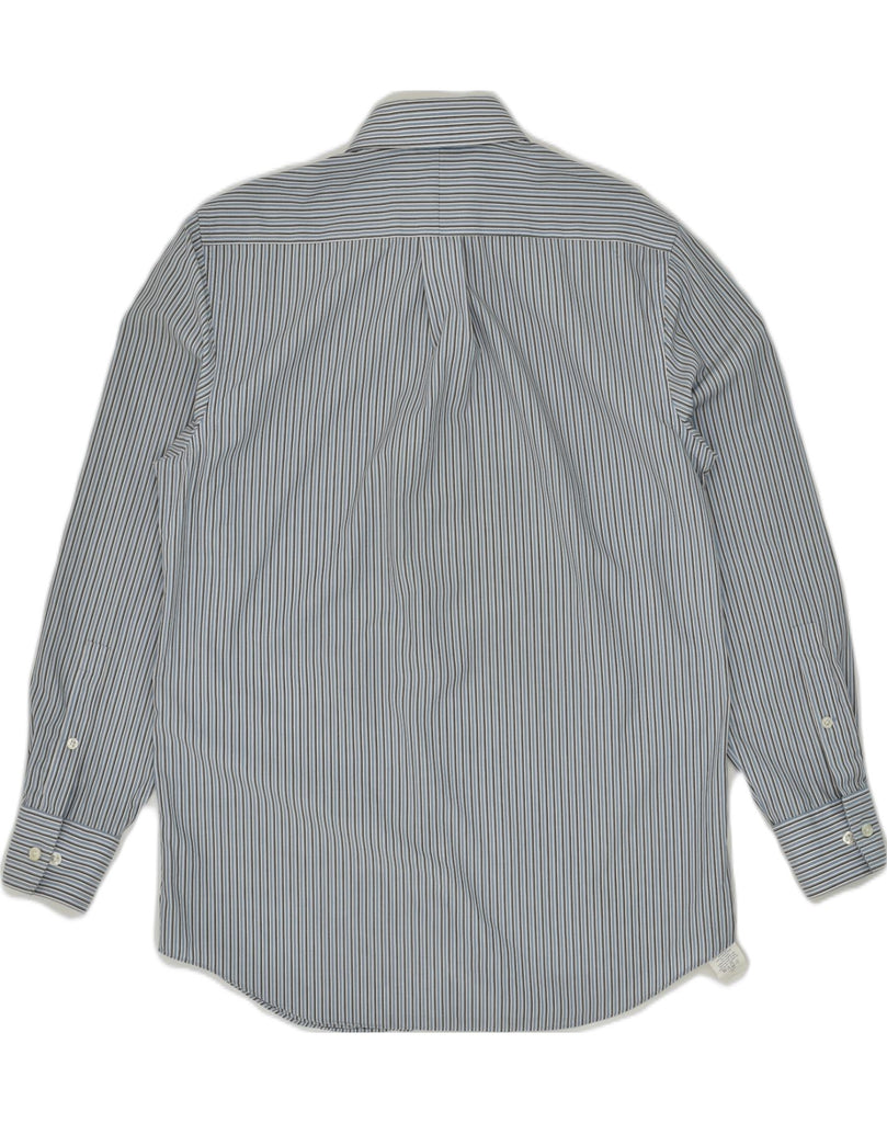 MICHAEL KORS Mens Shirt Size 15 1/2 Medium Blue Striped Cotton | Vintage Michael Kors | Thrift | Second-Hand Michael Kors | Used Clothing | Messina Hembry 