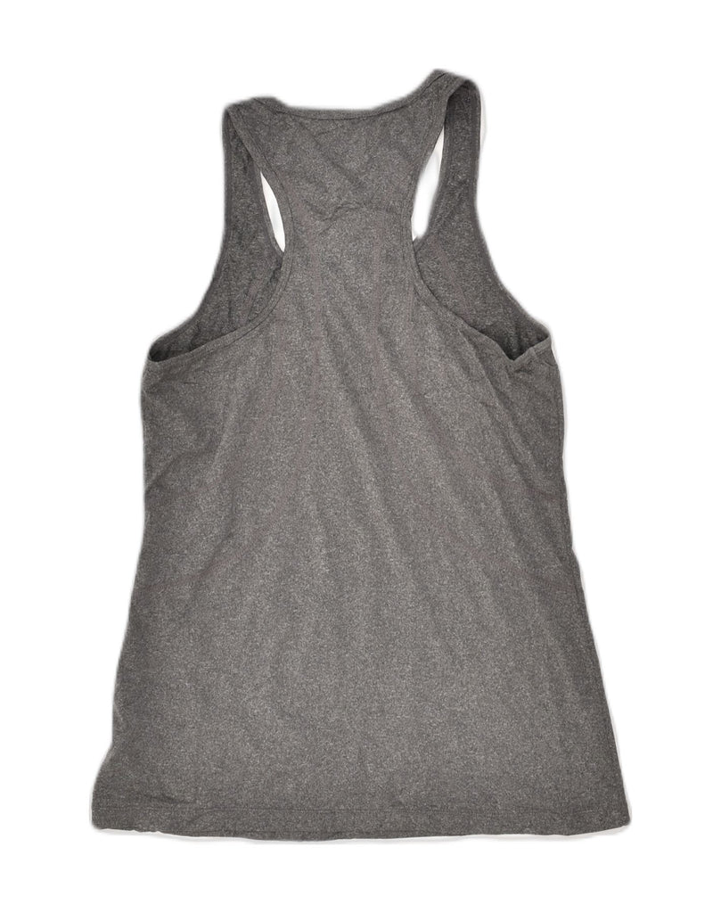 REEBOK Womens Vest Top UK 8 Small Grey Polyester | Vintage Reebok | Thrift | Second-Hand Reebok | Used Clothing | Messina Hembry 