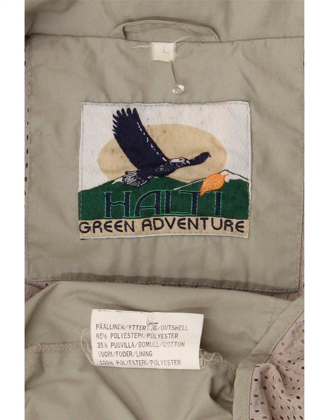 Halti Mens Hooded Utility Jacket UK 40 Large Green Polyester