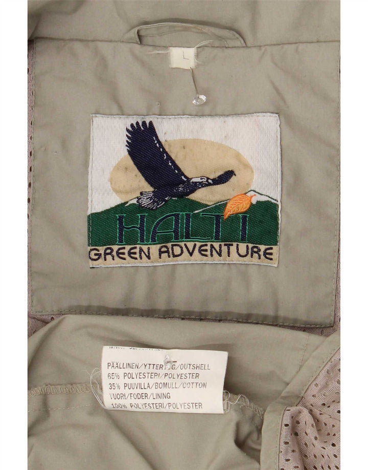 Halti Mens Hooded Utility Jacket UK 40 Large Green Polyester