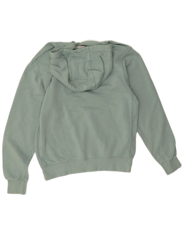 Nike Womens Oversized Hoodie Jumper UK 10 Small Green Cotton