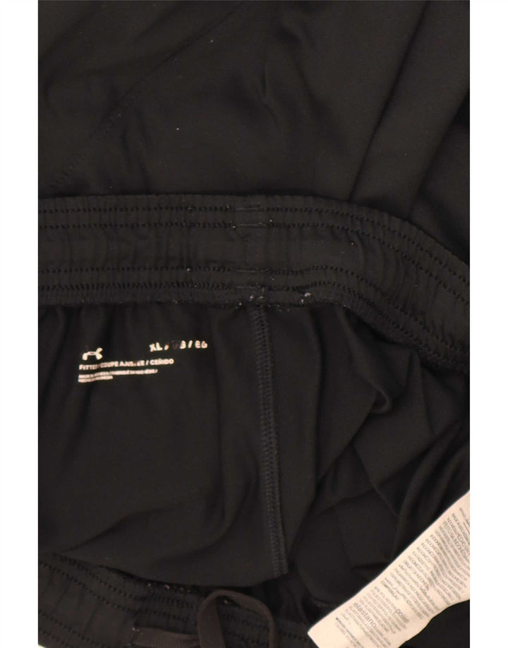 Under Armour Mens Tracksuit Trousers XL Black Polyester