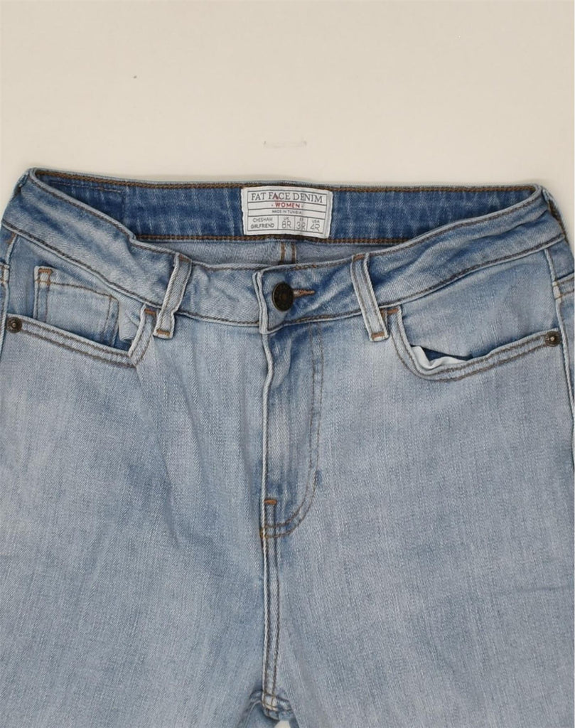 FAT FACE Womens Chesham Girlfriend Slim Jeans UK 8 Small W26 L26 Blue | Vintage Fat Face | Thrift | Second-Hand Fat Face | Used Clothing | Messina Hembry 