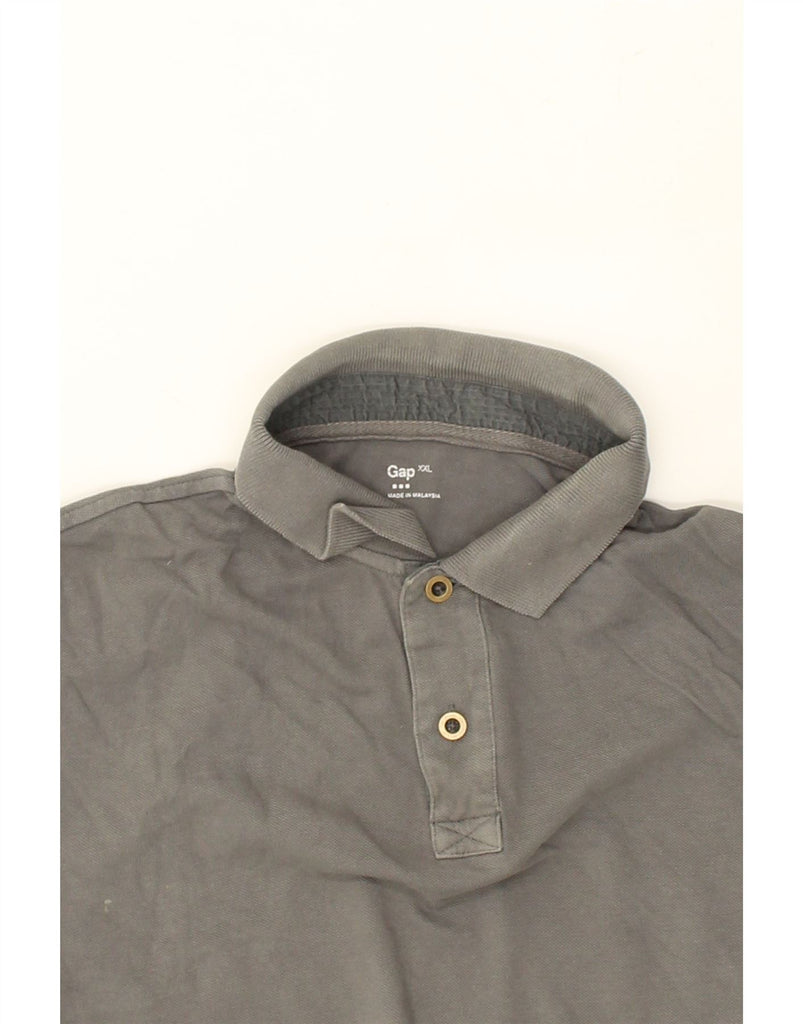 GAP Mens Polo Shirt 2XL Grey Cotton | Vintage Gap | Thrift | Second-Hand Gap | Used Clothing | Messina Hembry 