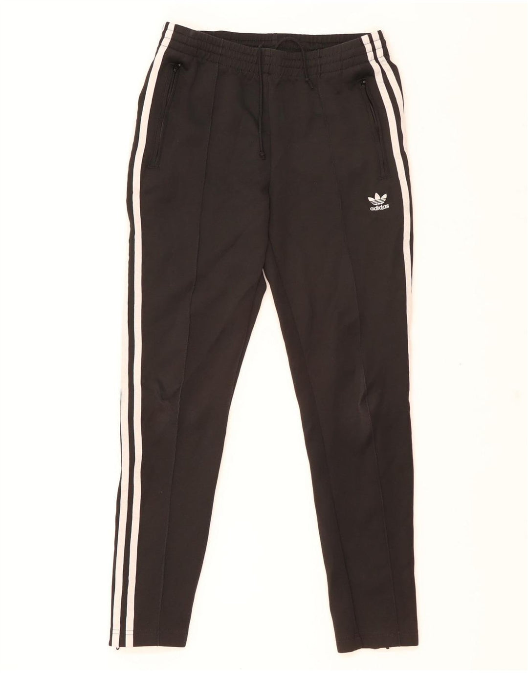 Adidas Womens Tracksuit Trousers Joggers UK 8 Small Black Polyester