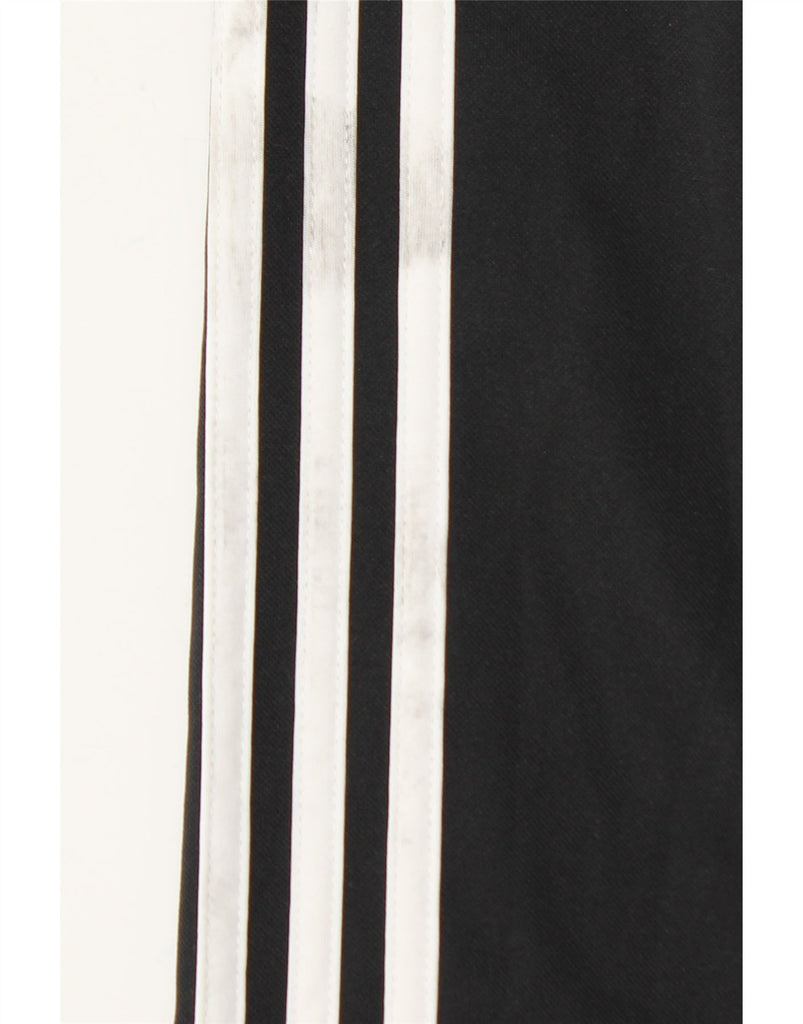 ADIDAS Mens Hoodie Jumper Small Black Colourblock Polyester Vintage Adidas and Second-Hand Adidas from Messina Hembry 