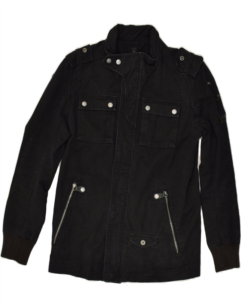 DIESEL Mens Utility Jacket UK 36 Small Black Cotton Vintage Diesel and Second-Hand Diesel from Messina Hembry 