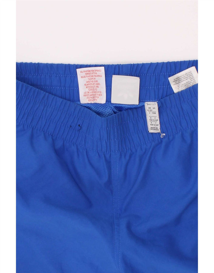 Adidas Boys Swimming Shorts 12-13 Years Blue Polyester