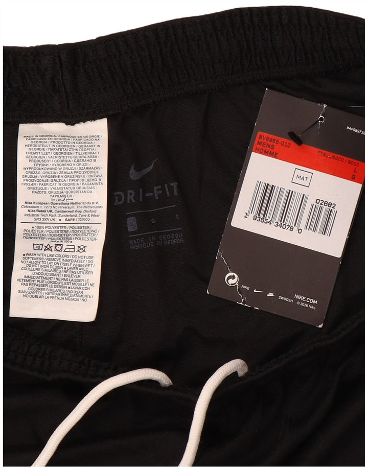 Nike Mens Dri Fit Sport Shorts Large  Black Polyester