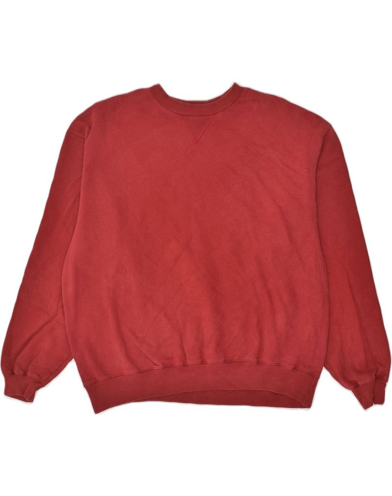 CHAMPION Mens Sweatshirt Jumper XL Red Cotton | Vintage Champion | Thrift | Second-Hand Champion | Used Clothing | Messina Hembry 