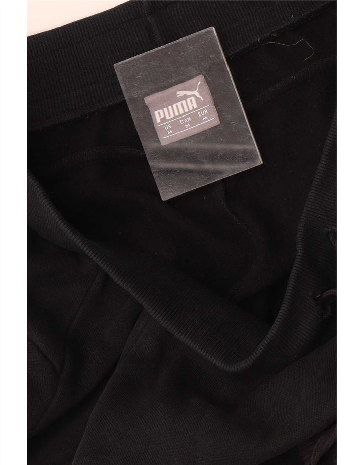 Puma Womens Graphic Tracksuit Trousers Joggers UK 14 Medium  Black