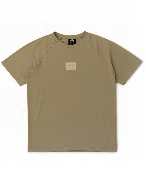 Umbro Mens T-Shirt Top Medium Green Cotton