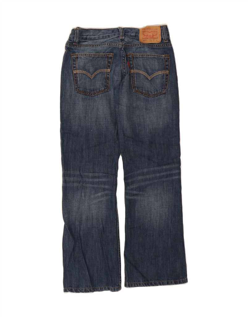 LEVI'S Boys 527 Bootcut Jeans 11-12 Years W26 L26 Blue Cotton Vintage Levi's and Second-Hand Levi's from Messina Hembry 