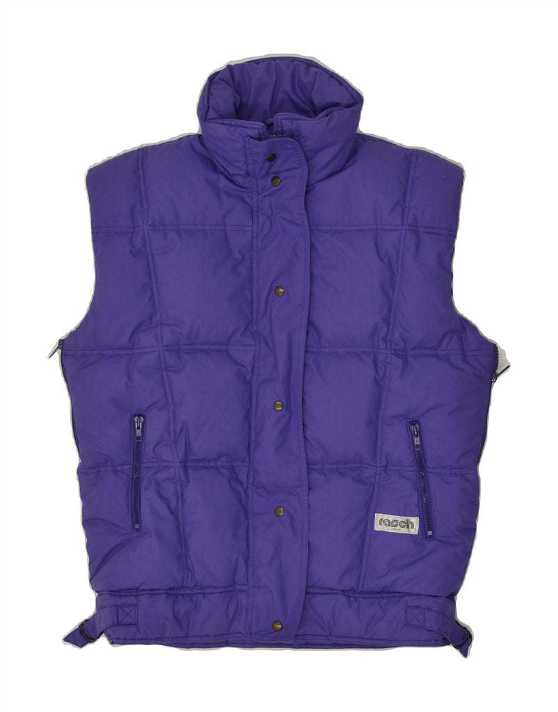 VINTAGE Womens Padded Gilet EU 40 Medium Purple | Vintage Vintage | Thrift | Second-Hand Vintage | Used Clothing | Messina Hembry 