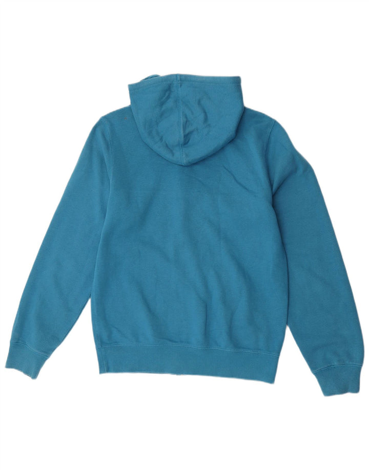 Converse Mens Zip Hoodie Sweater Small Blue Cotton