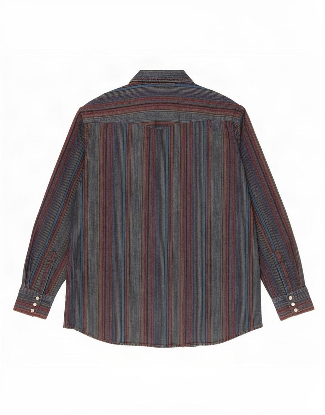 Rustler Mens Tall Shirt Size 17 1/2 XL Multicoloured Striped