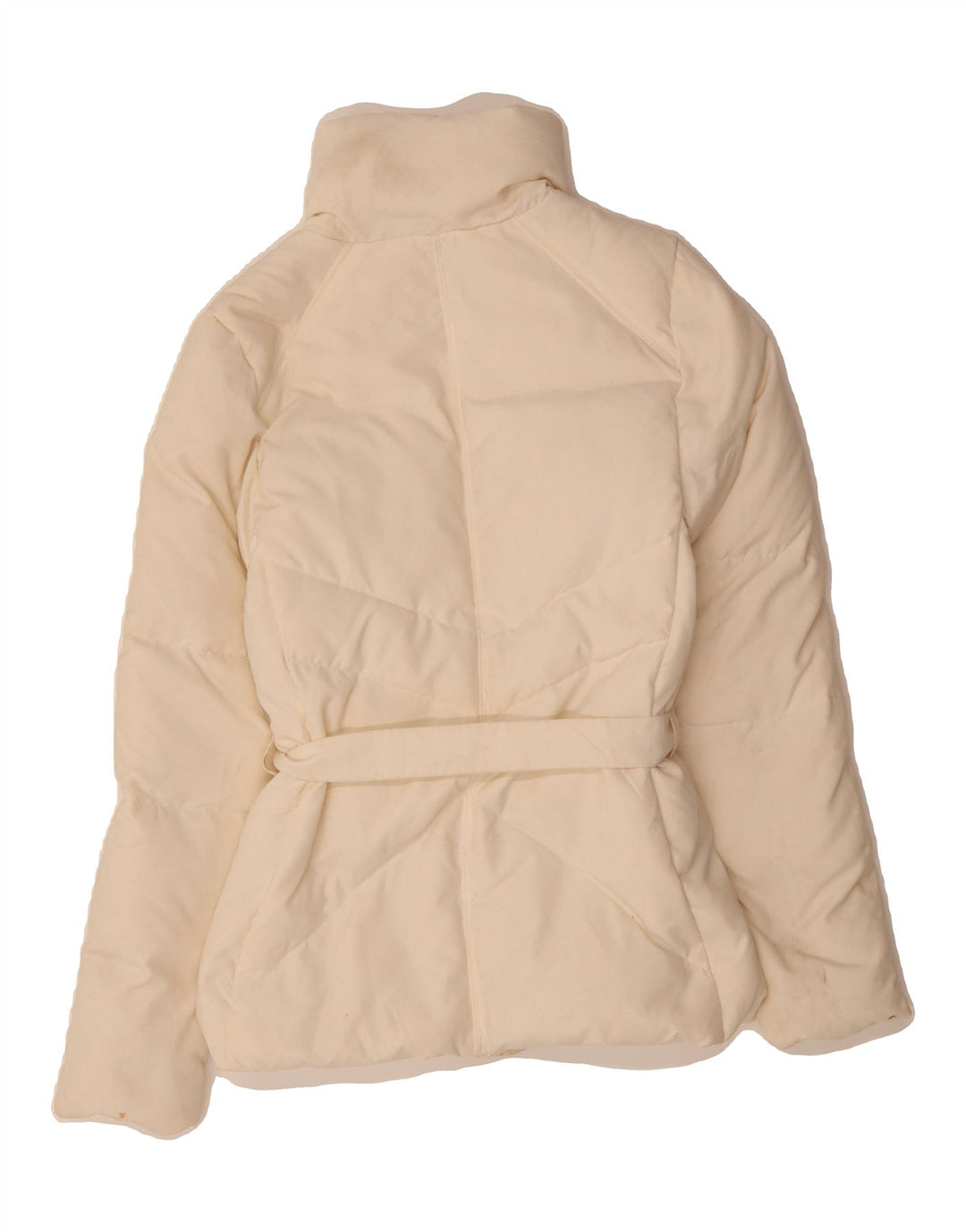 FILA Womens Padded Jacket UK 6 XS Off White Polyester Vintage Fila and Second-Hand Fila from Messina Hembry 