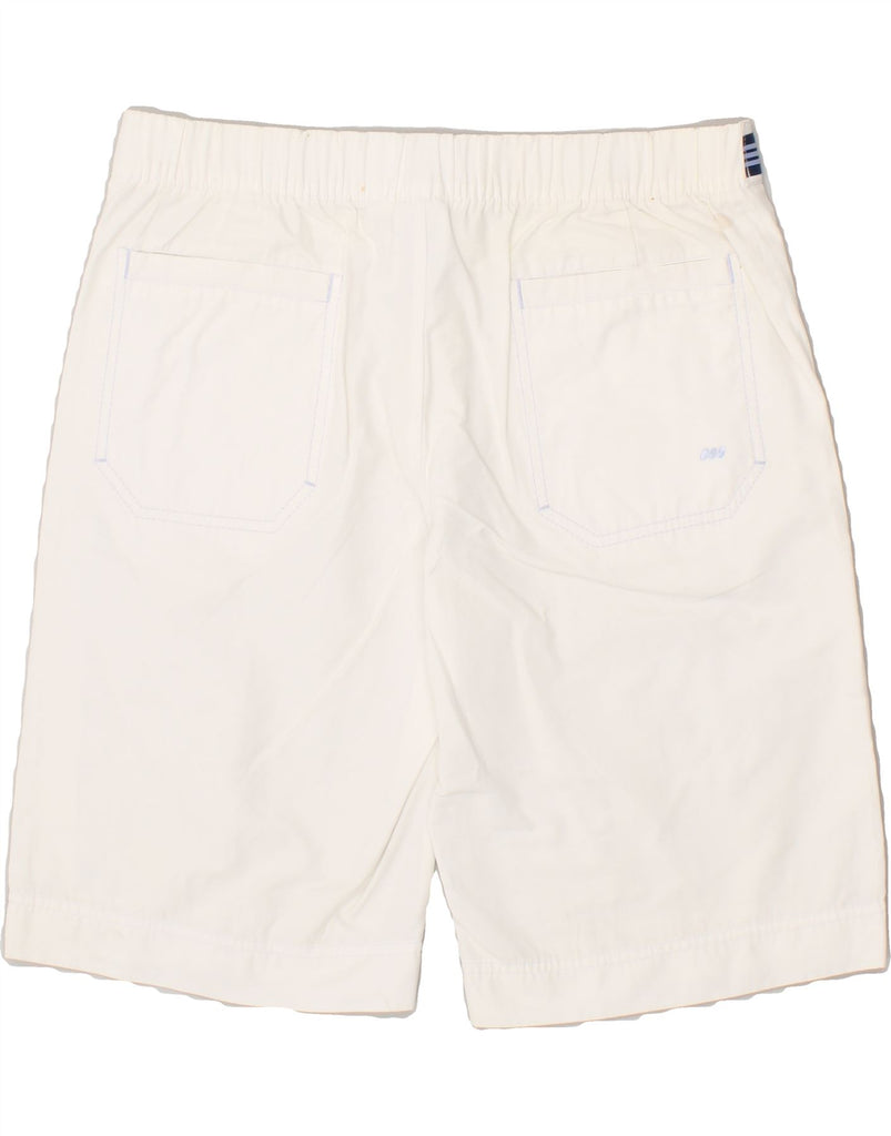 ADIDAS Womens Clima 365 Chino Shorts UK 14 Large W32 White Cotton | Vintage Adidas | Thrift | Second-Hand Adidas | Used Clothing | Messina Hembry 