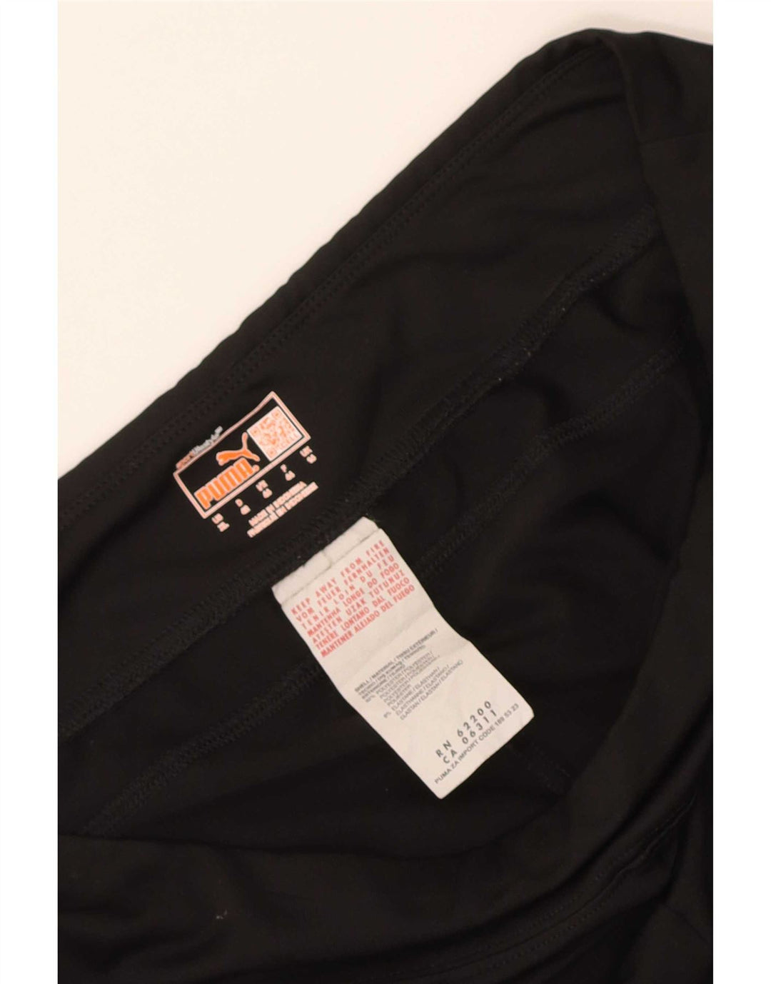 Puma Womens Capri Leggings UK 14 Large Black Polyester